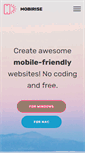 Mobile Screenshot of mobirise.com